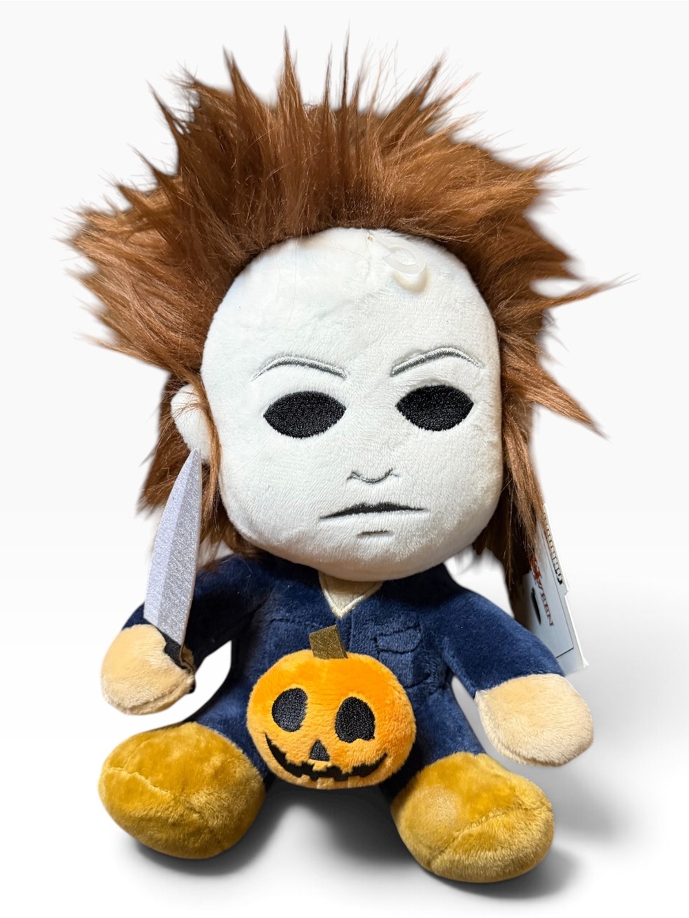 Halloween Michael Myers Phunny Plush Doll with Pumpkin 8in Kidrobot Stuffie NWT
